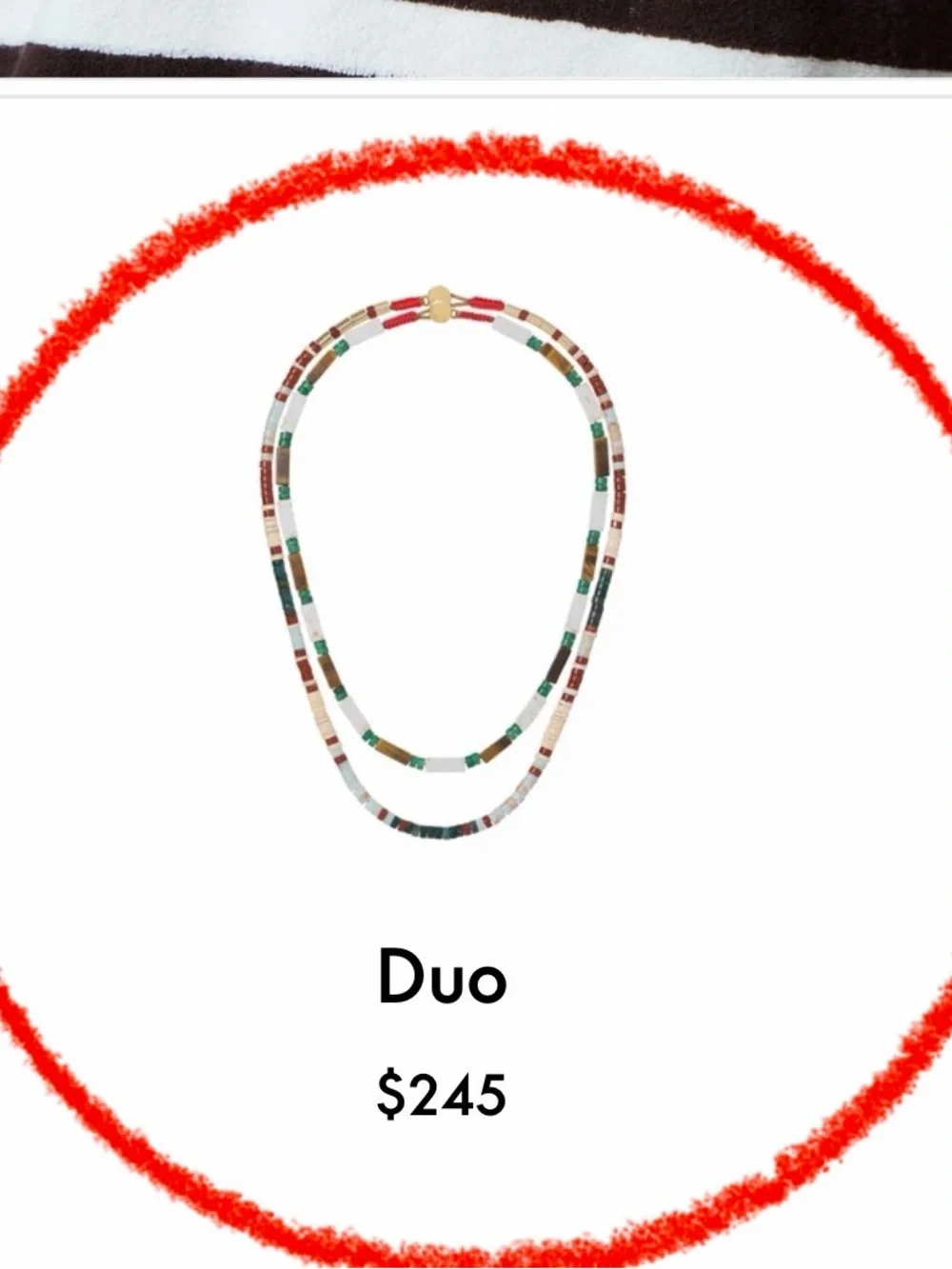 Roxanne Assoulin The Off Duty Duo Heishi Bead & Tiger Eye Necklace NEW ARRIVALS!